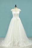 A Line Bridal Dresses Off The Shoulder Tulle With Applique And Sash