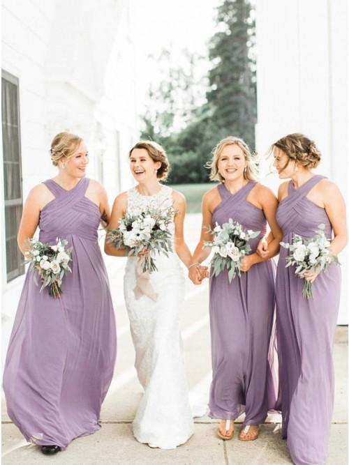 Affordable Apricot Chiffon Champagne Pink Bridesmaid Dresses 3 Styles  Available In Nude For Formal Parties And Weddings From Deerway123, $113.07  | DHgate.Com
