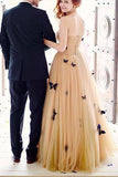 A-Line Strapless Sweetheart Lace up Prom Dress Tulle Sleeveless Ruffles Wedding Dresses UK RJS336 Rjerdress