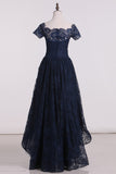 Asymmetrical Party Dresses Long Sleeves Lace&Tulle Rjerdress