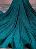 Backless Mermaid Long Cheap V Neck Evening Dress Custom Made Formal Slit Prom Dresses Rjerdress