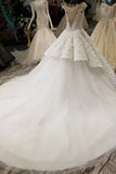 Ball Gown Bridal Dresses Court Train Bateau Top Quality Lace Rjerdress