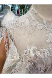 Ball Gown Bridal Dresses High Neck A-Line Top Quality Appliques Tulle Beading Rjerdress