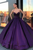 Ball Gown Quinceanera Prom Dresses Scoop Satin With Beads Floor Length