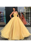 Ball Gown Sweetheart Prom Dress, Princess Floor Length Tulle Quinceanera Dresses Rjerdress