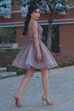 Bateau A Line Homecoming Dresses Lace With Applique And Beads Rjerdress
