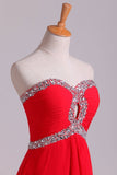 Beaded Sweetheart Neckline & Waistline Hoco Dresses Mini Rjerdress