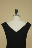 Black Bateau A-Line Hoco Dresses Lace Short/Mini Rjerdress