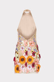 Bodycon Cute Tulle Halter 3D Flower Short/Mini Homecoming Dress Rjerdress