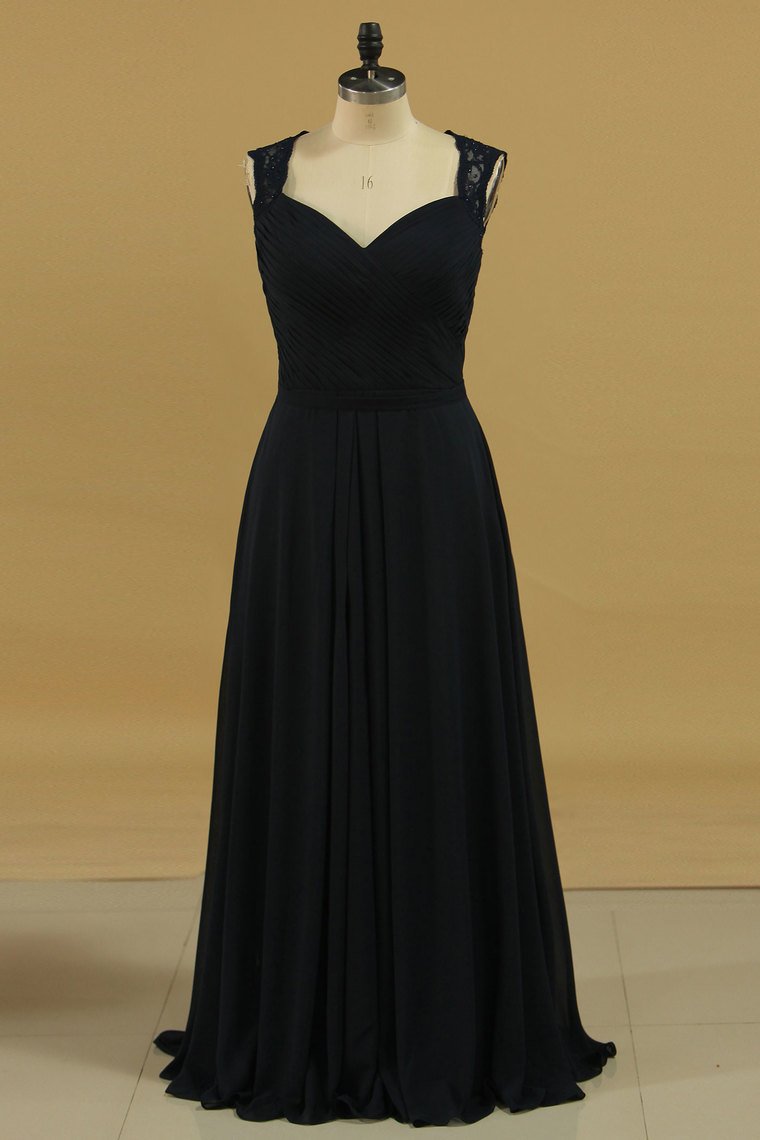 Bridesmaid Dresses A Line Straps With Ruffles And Sash Chiffon Rjerdress