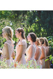 Bridesmaid Dresses Scoop Chiffon Above Knee Sleeveless Backless Short/Mini Rjerdress