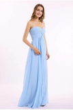 Bridesmaid Dresses Sweetheart A Line Chiffon Floor Length With Ruffles Rjerdress