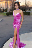 Cheap Price Strapless Prom Dresses Mermaid Velvet Sweep Train Rjerdress