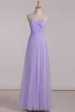 Chiffon With Ruffles Bridesmaid Dresses Sweetheart Floor Length A Line Rjerdress