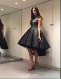 Cute Sparkly Black Prom Dress For Teens Homecoming Dress Cocktail Gowns RJS149 Rjerdress
