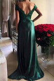 Dark Green Lace A-Line Long Charming Evening Dress Formal Women Dress Prom Dresses uk F303 Rjerdress