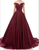 Elegant Prom Dress Sleeveless Prom Dress Burgundy Evening Dress Evening Dress RJS212 Rjerdress