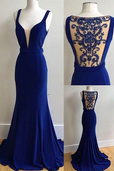 Illusion Mermaid Evening Dress With Sheer Jewel Neckline, Beading, And  Pearls Front Split Prom Dress, See Through Cocktail Dress With Slit From  Dubai From Sexypromdress, $161.81 | DHgate.Com