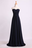 Enchanted Sweetheart Party Dresses A Line Floor Length Chiffon&Lace