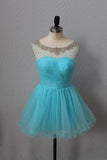 Hoco Dresses Ball Gown Sweetheart Short/Mini With Rhinestones Rjerdress