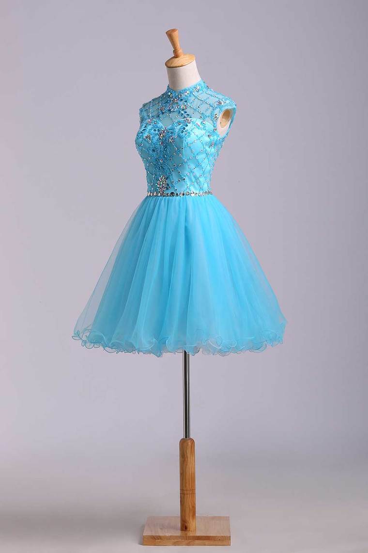 Hoco Dresses Color Blue Size 0 2 4 6 Ship Today Rjerdress
