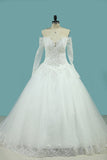 Hot Bridal Dresses Sweetheart Ball Gown Tulle With Applique Rjerdress