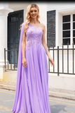 Hot Selling Purple One Shoulder Prom Dresses Zipper Up With Bead Rjerdress
