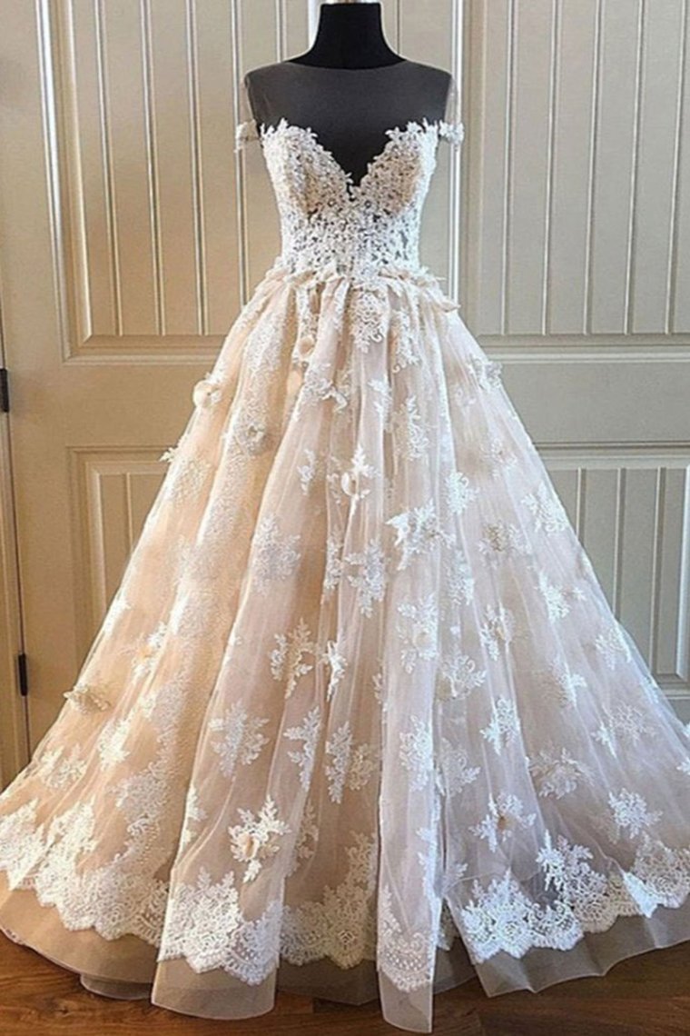 Wedding dress ivory color model 247