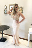 Ivory chiffon beading mermaid bridemaid dress long prom dresses Rjerdress