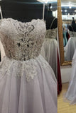 Lace Appliques Sweetheart Backless Ruffles Tulle Prom Dresses Evening Dresses uk RJS414 Rjerdress