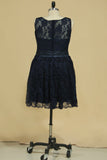Lace Hoco Dresses Scoop Short/Mini Rjerdress