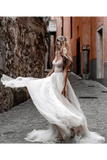 Minimalist Pleated Tulle Bride Dresses Sweetheart Neckline Wedding Dresses Rjerdress