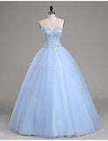 Modest Sweetheart Ball Gown Bodice Fashion Strapless Sexy New Style Quinceanera Dress RJS602