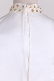 New Arrival High Neck Satin With Beading Sheath Hoco Dresses Rjerdress