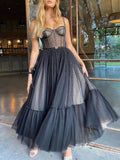 New Arrival Homecoming Dresses A Line Tulle With Spaghetti Strap