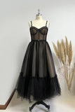 New Arrival Homecoming Dresses A Line Tulle With Spaghetti Strap Rjerdress