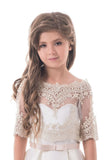 New Arrival Sweetheart Flower Girl Dresses A Line Satin With Jacket Rjerdress