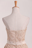 New Arrival Sweetheart Hoco Dresses A Line Lace With Beading Rjerdress