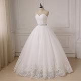 New Arrival Sweetheart Wedding Dresses Tulle Ball Gown Lace Up Rjerdress