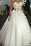 New Arrival Sweetheart Wedding Dresses Tulle Ball Gown Rjerdress