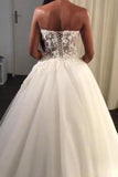 New Arrival Sweetheart Wedding Dresses Tulle Ball Gown Rjerdress