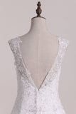 New Style Scoop V Back Sexy Bridal Dress With Sash Rjerdress