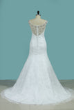 Off The Shouider Bridal Dresses Lace With Beading Mermaid Rjerdress