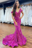 Off the shoulder Charming Long Charming Prom Dresses Evening Dress prom dresses Rrjs856