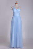 One Shoulder A Line Bridesmaid Dresses Ruched Bodice Tulle Rjerdress