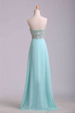 Party Dresses A Line Sweetheart Floor Length Chiffon Rjerdress
