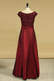 Party Dresses A Line V Neck With Ruffles Floor-Length Rjerdress