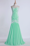 Party Dresses Pleated Chiffon With Beaded Lace Floor Length Open Back