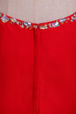 Party Dresses Sheath Split Front Floor Length One Shoulder Color Red Rjerdress