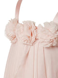 Princess Pink A-Line Chiffon Sleeveless Floor-Length Flower Girl Dress GD00007 Rjerdress